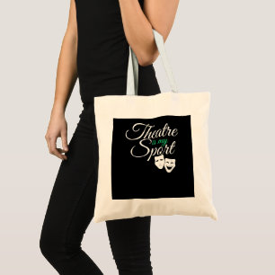 Theater ist mein T-Shirt Musical Theater Schauspie Tragetasche
