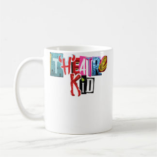 Theater-Kind-Collage Kaffeetasse