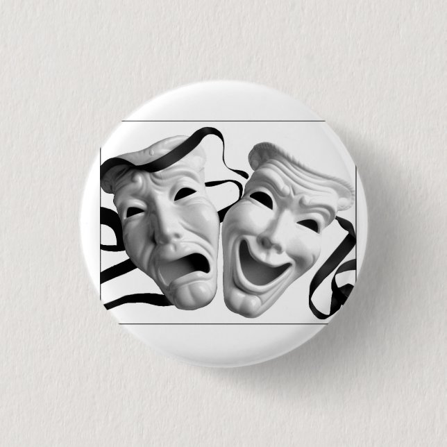 Theater-Knopf Button (Vorderseite)