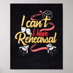 Theater Leben und Theater Poster