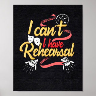 Theater Leben und Theater Poster