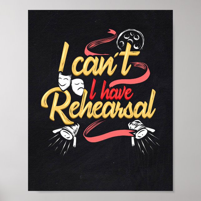 Theater Leben und Theater Poster (Vorne)