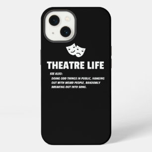 Theater Life Funny Drama Actor Actress Gifts Desig iPhone 13 Hülle
