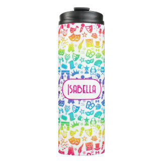 Theater Lover Rainbow Icons Thermal Tumbler Thermosbecher