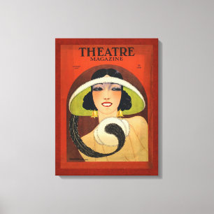 Theater Magazine Cover 1924 Vintager Deko
