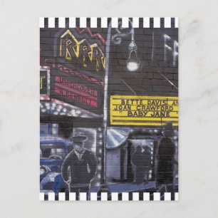 Theater Marquee Postkarte