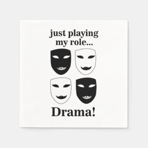 Theater Maske Theater Drama Performance Party Serviette