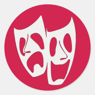Theater Masken Stickers