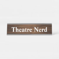 Theater Nerd Funny Retro Holzkörnchen Paneling