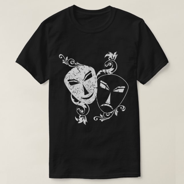 Theater Nerd für Drama Funny Schauspieler Geschenk T-Shirt (Design vorne)