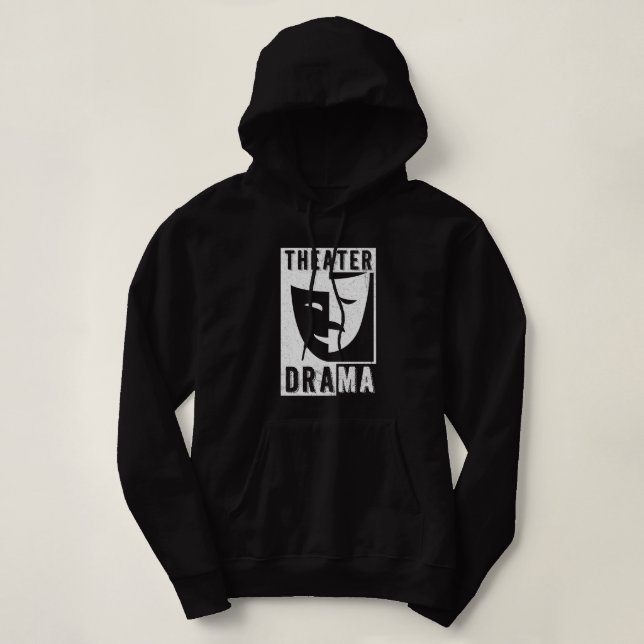 Theater-Nerd für Schauspielerin und Schauspielerme Hoodie (Design vorne)