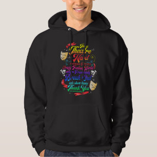 Theater Nerd Musikalischer Broadway Theater Thespi Hoodie