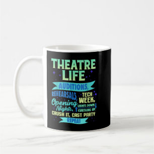 Theater Nerd Schauspieler Geschenk Shirt Funny Mus Kaffeetasse