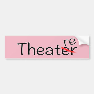 Theater-nicht Theater-Autoaufkleber Autoaufkleber