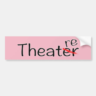 Theater-nicht Theater-Autoaufkleber Autoaufkleber