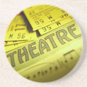Theater-Noten u. Karten Getränkeuntersetzer