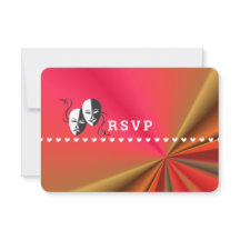 Theater Playbill Show Ticket Thema Hochzeit