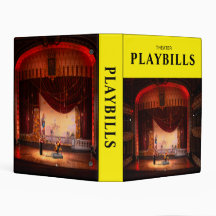 Theater Playbills Keepake Mini Binder