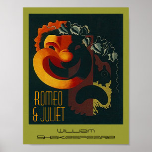 Theater Poster Romeo & Julia William Shakespeare