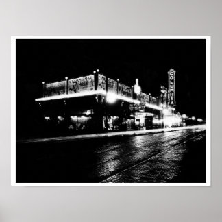Theater Row in Paducah (Mattdruck) Poster