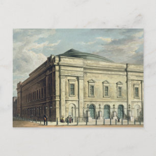 Theater Royal, Drury Lane, London, entworfen von Postkarte