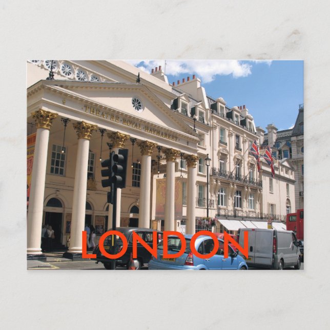 Theater Royal Haymarket London UK Postkarte (Vorderseite)