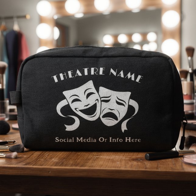 Theater Schauspiel Bühne Drama Klasse Logo oder Na Waschbeutel (Von Creator hochgeladen)