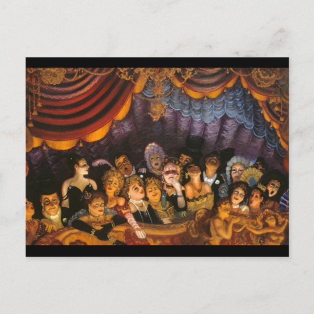 Theater Spaß Postkarte (Vorderseite)