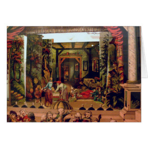 Theater-Spielzeug mit Szenen