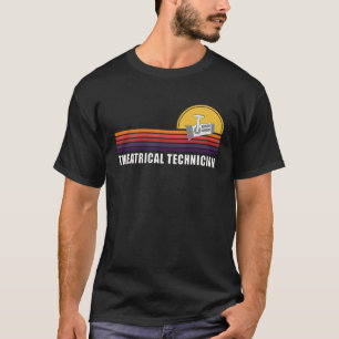 Theater Technician Theater Spotlight Theater St. T-Shirt