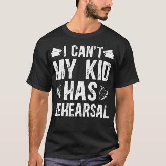 Theater-Vater Theater Schauspielerin Vater Stolz T T-Shirt