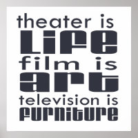 Theater vs Film vs TV