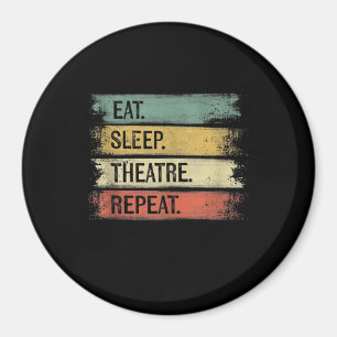 Theater wiederholen Theater Tech Geschenke Schausp Magnet