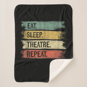 Theater wiederholen Theater Tech Geschenke Schausp Sherpadecke