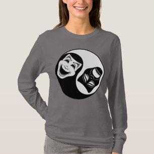 Theater Yin Yang Design - Komödie und die Masken d T-Shirt