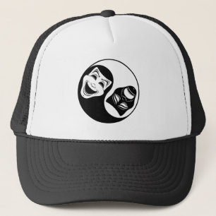 Theater Yin Yang Design - Komödie und die Masken d Truckerkappe