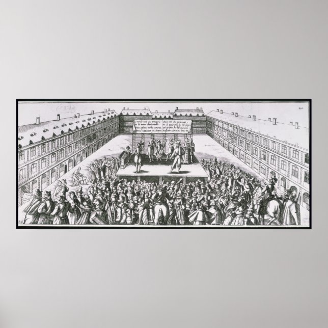 Theateraufführung im Freien mit Antoine Poster (Vorne)