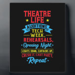 Theaterleben für Schauspieler Fotoplatte<br><div class="desc">Theaterleben für Schauspieler</div>