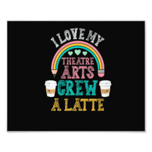 Theaterlehrer Theatercrew Kaffee Teetasse Fotodruck