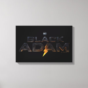 Theaterlogo von Black Adam Leinwanddruck