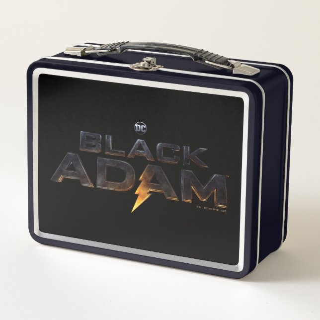 Theaterlogo von Black Adam Metall Brotdose (Vorderseite)