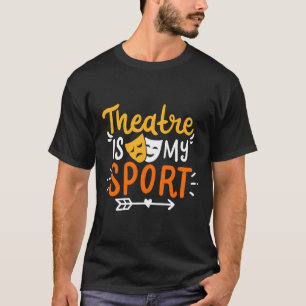 Theatermaske Broadway Musical Dramatisches Schausp T-Shirt