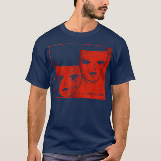 Theatermaske Soft Grunge Drama Comedy Unsure Perso T-Shirt