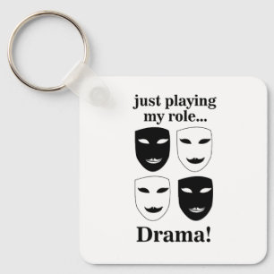 Theatermaske Theater Drama Bühne Schauspielerei  Schlüsselanhänger