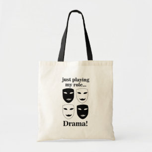 Theatermaske Theater Drama Theater Schauspieler Tragetasche