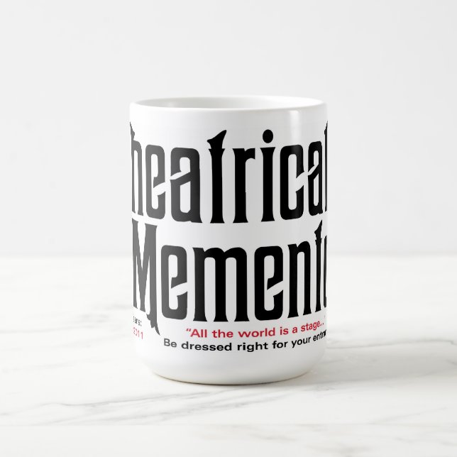 Theatermemento-Kaffee-Tasse Tasse (Mittel)