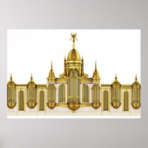 Theaterpfeifenorgel-Wandkunstposter Poster