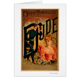 Theaterplakat für Harry Montagues Komödie "Dude"