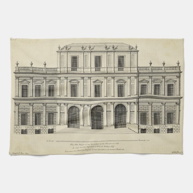 Theaterstil-Fassade von Colen Campbell Handtuch (Horizontal)