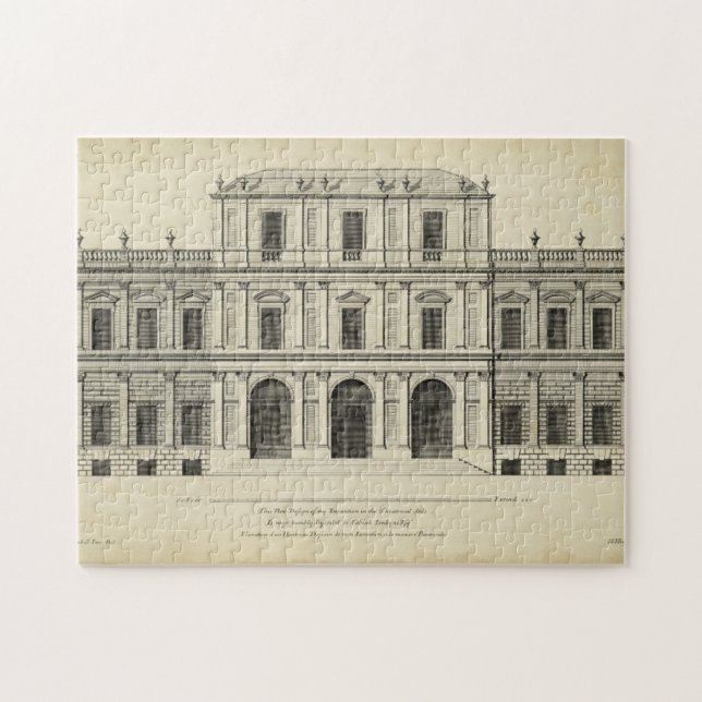 Theaterstil-Fassade von Colen Campbell Puzzle (Horizontal)